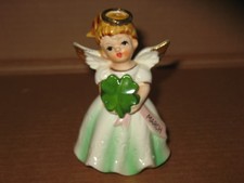 Vintage Beautiful March Angel With Shamrock picture