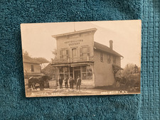 RPPC Sullivan's Grocery Store Montezuma New York Photo Posted 1910 W/Message picture