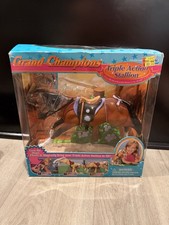 Empire Grand Champions Triple Action Stallion Collectible Horse Brown(Read Desc) picture
