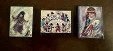 TED DEGRAZIA SIGNED MAGNETS SOUTHWESTERN FOLK ART VINTAGE, NATIVE AMERICAN ART picture