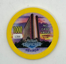 TROPICANA LAS VEGAS NV $1000 LIMITED EDITION NUMBERED CASINO CHIP - RARE FIND picture