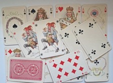 collectibles Antique 1920 Piatnik 54 playing cards good condition picture
