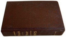 1975 Encyclopedia Britannica Book Of The Year Hardback Annual Reference Volume picture