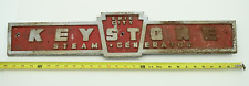 Vintage RARE KEYSTONE Erie City Steam Generator Emblem Cast Metal Plaque picture