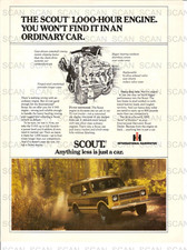 1979 International Harvester Scout Vintage Magazine Ad    Scout picture