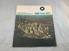 1963 OUR FAIR CITY MAP GUIDE TO NEW YORK CITY 64-65 WORLD'S FAIR CHASE MANHATTAN picture