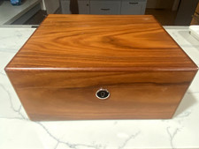 Diamond Crown Wooden Cigar Humidor Box w/ Humi-System Digital Hygrometer picture