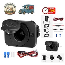 Durable 12V Panel Mount Lighter Socket (2 Pack) picture