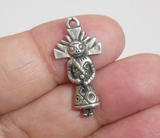 Vintage Sterling Silver Kachina Doll Charm or Pendant Native American Detailed picture