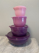 BRAND NEWTupperware Mixing Bowl 4-pc. Set Purple picture