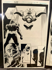 DC Superwoman #8 Page 2 11x17 Lex Luthor Original Comic Art by Jack Herbert picture