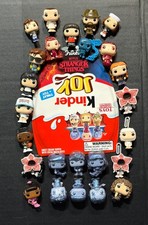 Stranger Things Kinder Joy Mini Funko Pops - with free keychain picture