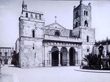 Monreale Cathedral, Facade, Monreale, Italy, Magic Lantern Glass Slide picture