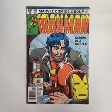 Iron Man #128 Newsstand (Marvel Comics November 1979) - Demon in a Bottle VF- picture