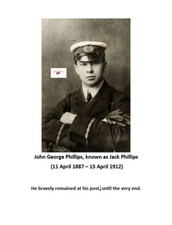 John George Jack Phillips, Titanic Wireless Operator, Tribute Piece picture