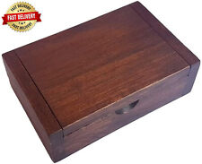 TRUST- Wooden Box Keepsake Jewelry Trinket Box Storage Organizer Trinket Storage picture