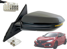 APA Replacement Rear View Mirror Compatible with 2017-2021 CIVIC Hatchback Sport picture