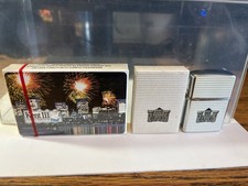 Vintage KENT III Cigarettes Lighter(Japan) NIB+Playing Cards NIB RARE HTF LGL picture