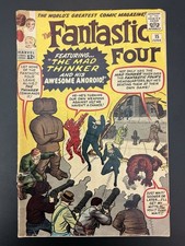 Fantastic Four #15 GD 2.0 Mad Thinker Jack Kirby Art (Marvel, 1963) picture