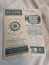 Vintage Nantucket Martha's Vineyard Cruises 1971 brochures picture