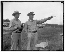 Photo:Washington D.C. 1930s Treasury Shoot Winners Men with Revolver picture