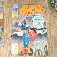 Marvel Comics Super Soldiers #5 - Captain America Color Single Issue Comic Book picture