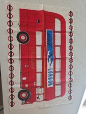 Vintage Ulster Pure Irish Linen Visit London Tea Towel. picture