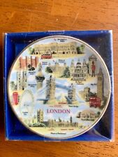 Lambert Souvenirs London Collectible Plate with Stand Fine Porcelain 4