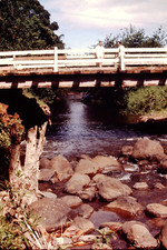 JULY 1969 Cool Little Bridge In Area Above Kapaa Hawaii Ektachrome Slide Ref V-F picture