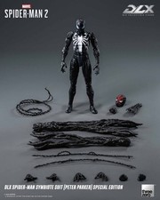 Threezero DLX Spider-Man Symbiote Suit Peter Parker Spider-Man 2 Preorder picture
