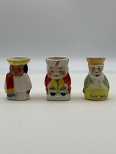 Three Vintage Minature Toby Mug Pitcher - Czechosolvia picture