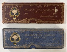 Abraham Strauss & New York Consolidated Card Co De Luxe 142 Playing Cards 1920s picture