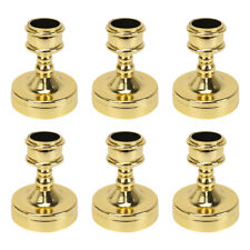 6PCS Candle Holders Decorative Taper Candles Candlestick Holder Wedding Dinning picture