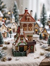 Vintage 1989 Department 56 Green Gate Cottage – Dickens' Village – Limited Editi picture