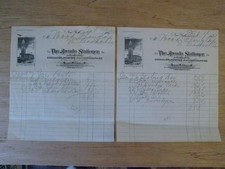 1921 - THE ARCADE STATIONER 1 Madison Ave.  NYC  Billhead To: Wood Flong Corp. picture