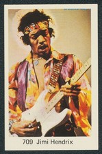 1974 1978 JIMI HENDRIX SAMLARSAKER SWEDISH MUSIC CARD #709 NM picture