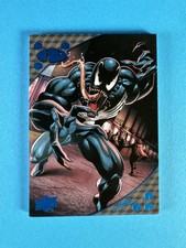 2017 Upper Deck Marvel Premier #34 Venom Blue Foil Parallel 23/50 SSP picture