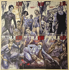 IDW True Blood: Tainted Love - Complete Set Cvr RIA 1:10 Ratio J. Scott Campbell picture