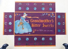 Antique Packaging Design Maquette Art Gouache c1920 Candy Box Dark Chocolate picture