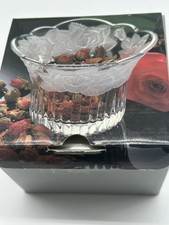STUDIO NOVA Winter Rose 4 1/2 Potpourri Vase never used, in original box  picture