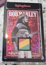 2025 Rolling Stone Bob Marley Keepsake Edition Card #O83 10/10 PATCH Refractor  picture
