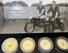 CASAMIGOS Tequila 4 Candle Gift Set - George Clooney -House of Friends, Read Des picture