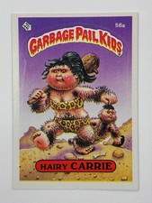 1985 Topps Garbage Pail Kids -Series 2 -Matte #56a HAIRY CARRIE (EX) See PICS picture