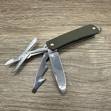Ruike Multitool S31-G Sandvik 12C27 Steel Used Green Pocket Knife picture