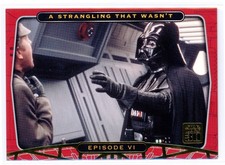 2007 Topps Star Wars 30th Anniversary Gold Foil Parallel Darth Vader #'d/30 picture