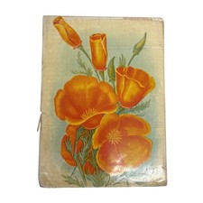 5 Antique Sunset Seed & Plant Co California Poppies Litho Ephemera San Francisco picture