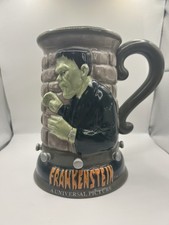 Universal Studios Monsters, Frankenstein Head Mug, Rare 2000, Vintage picture