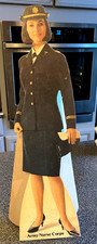 Vintage  1969 ARMY NURSE CORP, CARDBOARD CUTOUT, 20 