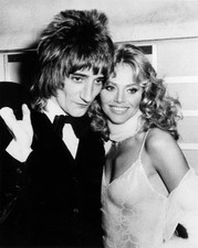 Rod Stewart Britt Ekland attending film premiere of Ken Russell's - Old Photo picture