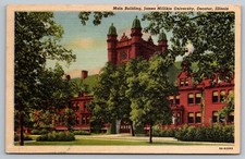 Postcard E 237, Main Building, James Millikin University, Decatur, Illinois picture